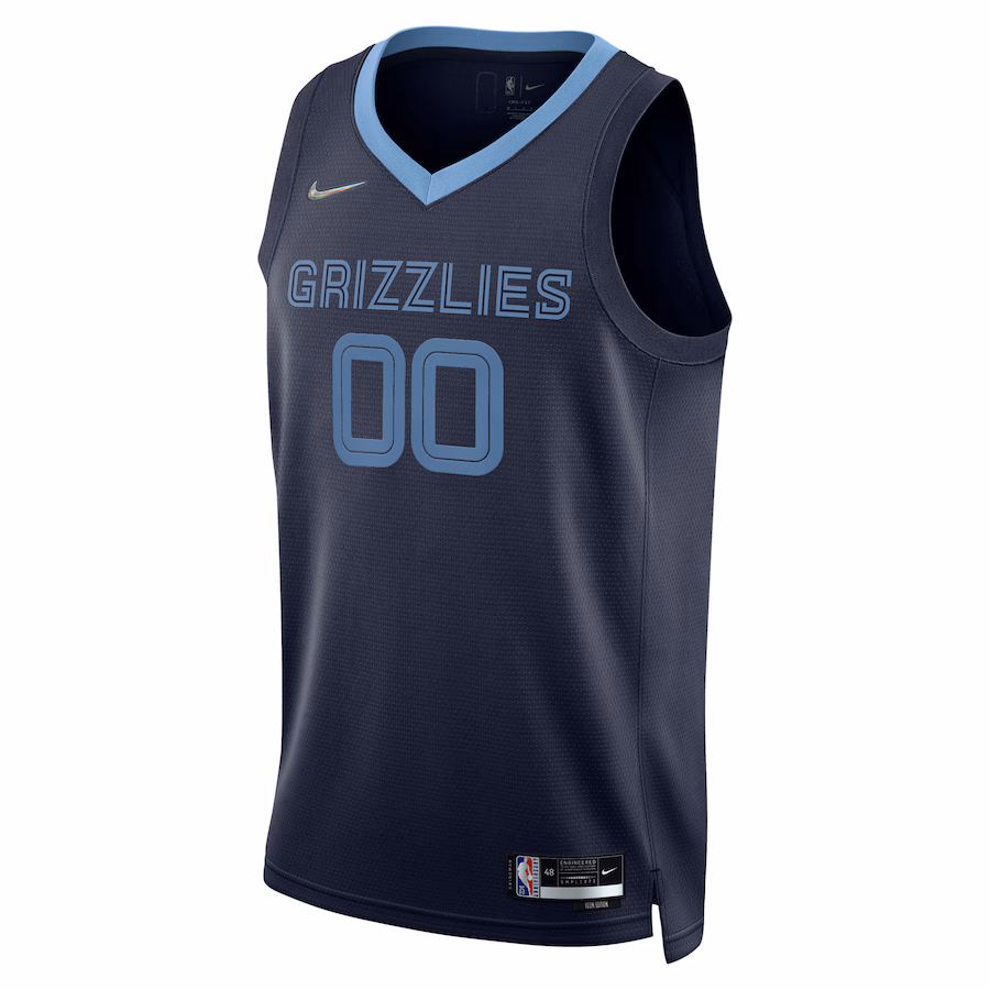 Memphis Grizzlies 2021/22 Icon Edition Navy Blue