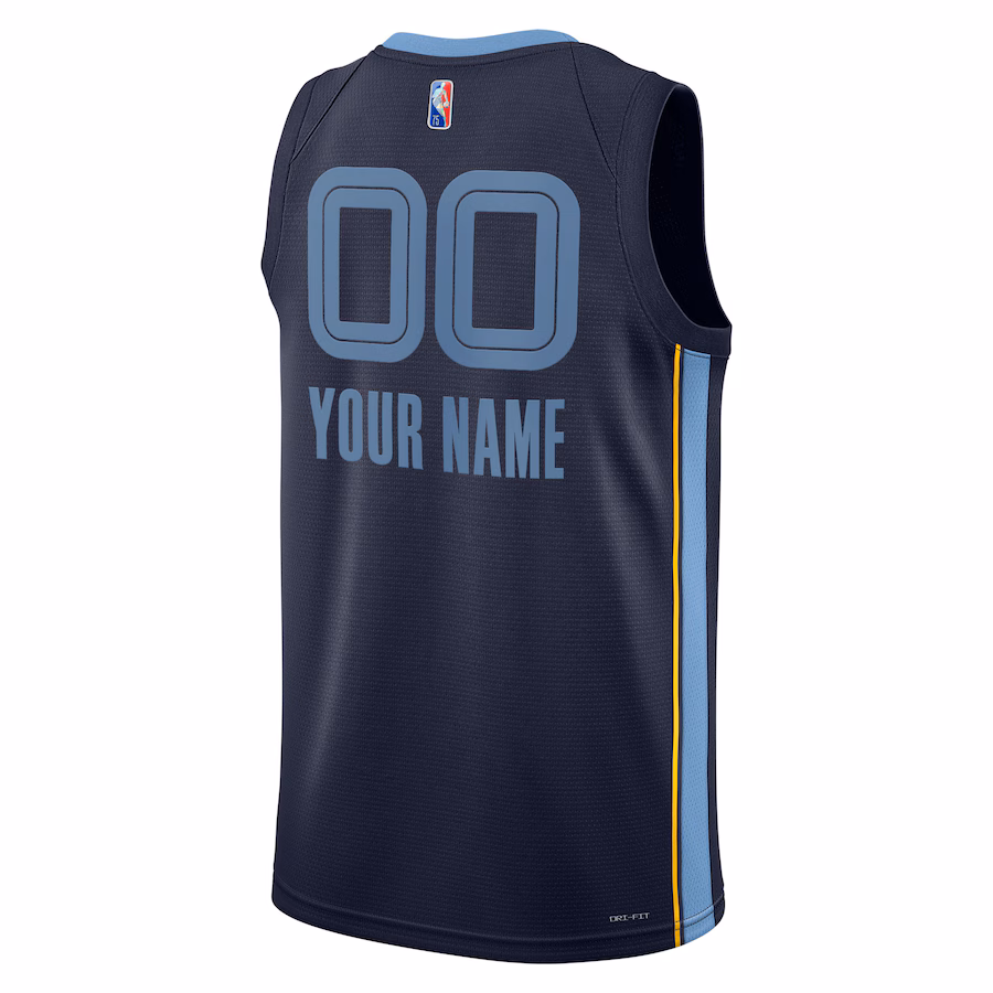 Memphis Grizzlies 2021/22 Icon Edition Navy Blue