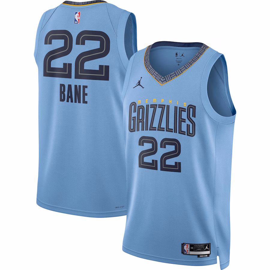 Desmond Bane, Memphis Grizzlies, Édition Statement, Bleu clair
