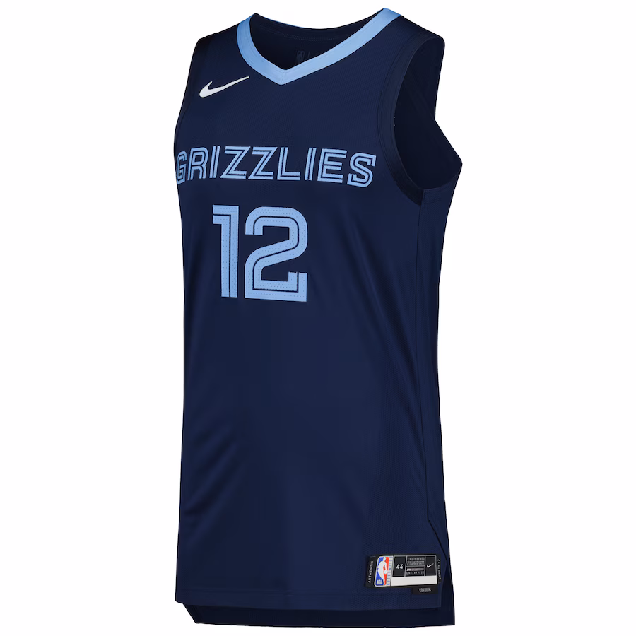 Ja Morant, Memphis Grizzlies, Edizione Icona, Blu marinaio