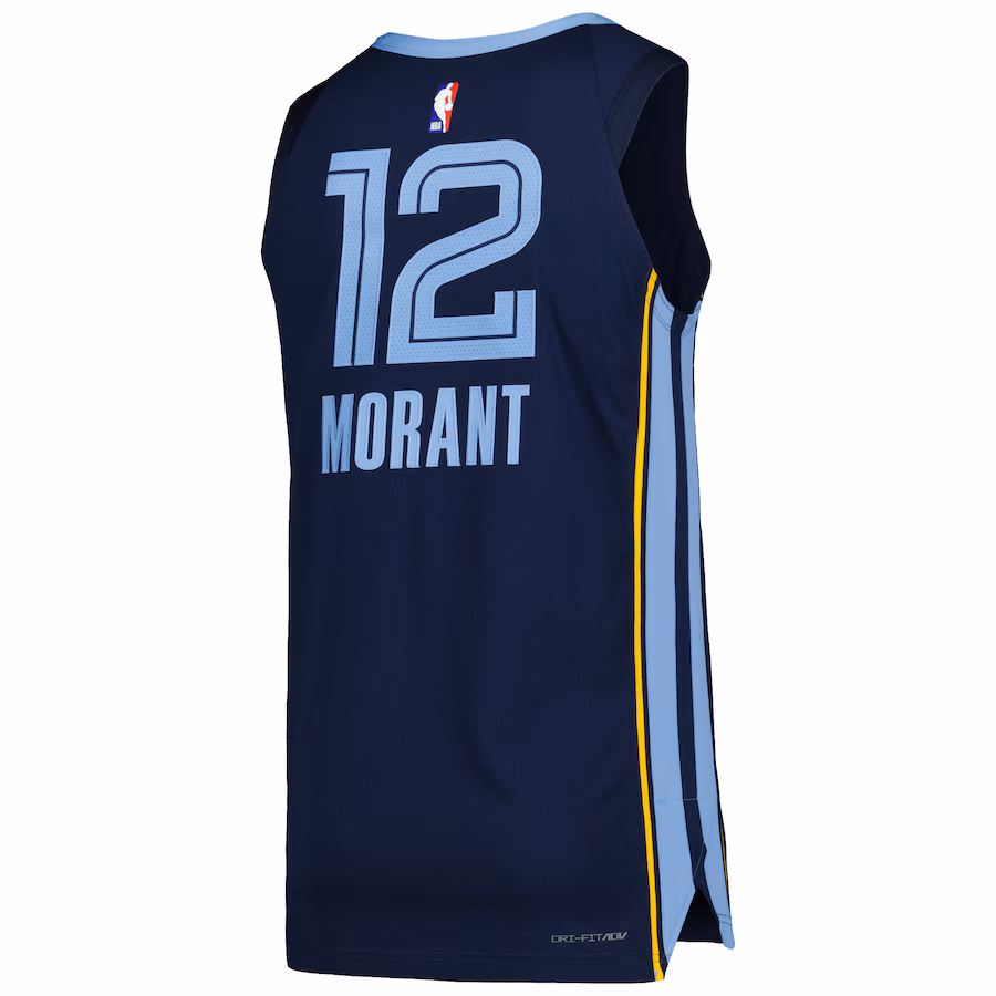 Ja Morant, Memphis Grizzlies, Edizione Icona, Blu marinaio