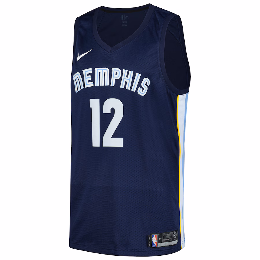 Ja Morant, Memphis Grizzlies, Edizione Icona, Blu marinaio