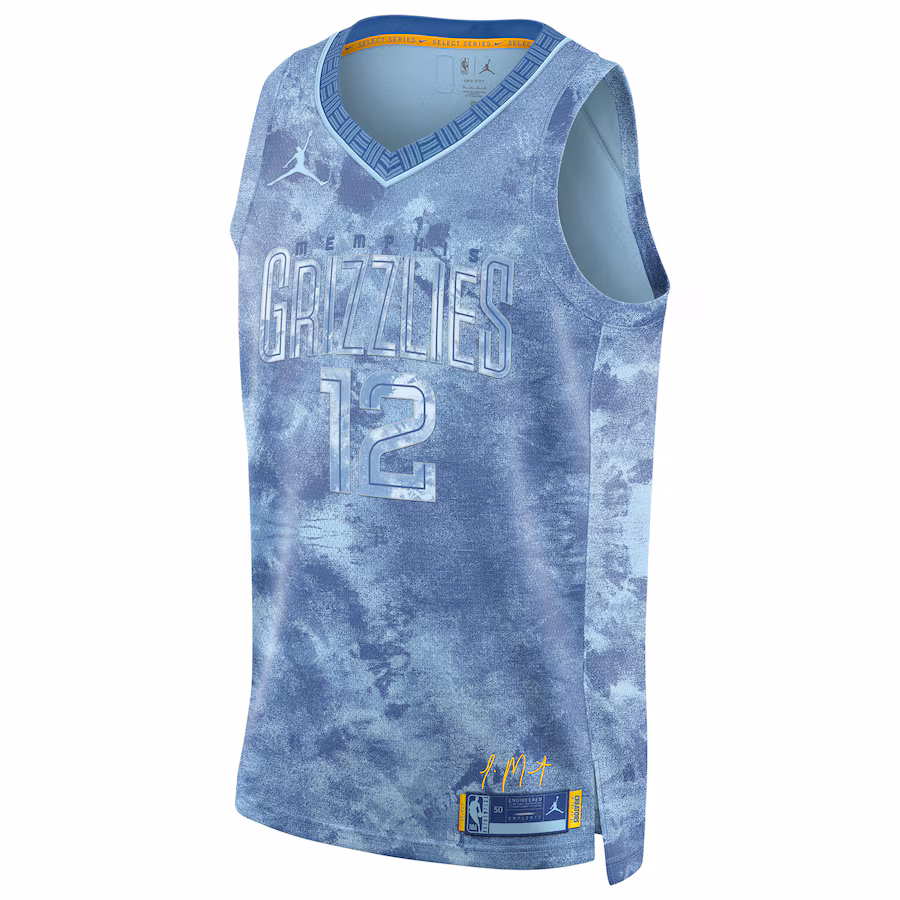 Ja Morant, Memphis Grizzlies, Swingman, Light Blue