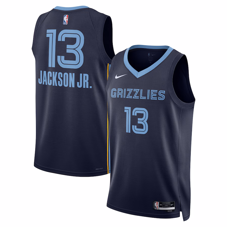 Jaren Jackson Jr., Grizzlies de Memphis, Édition Icône, Bleu Marine