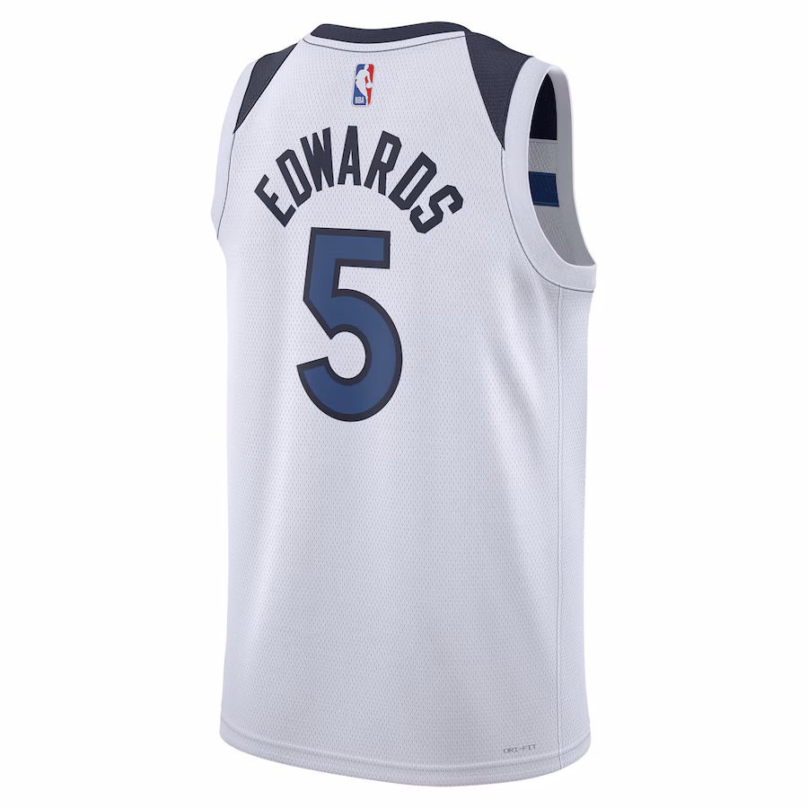 Anthony Edwards Minnesota Timberwolves Association Edition White