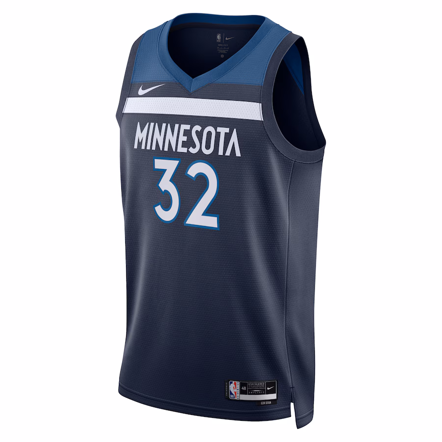 Karl Anthony Towns Minnesota Timberwolves Icon Edition Navy Blue