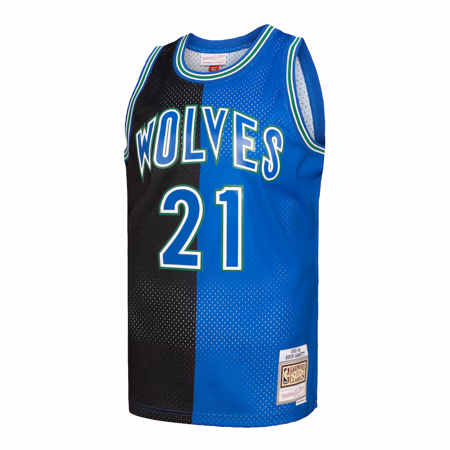 Kevin Garnett Minnesota Timberwolves 1995-96 Blue Jersey