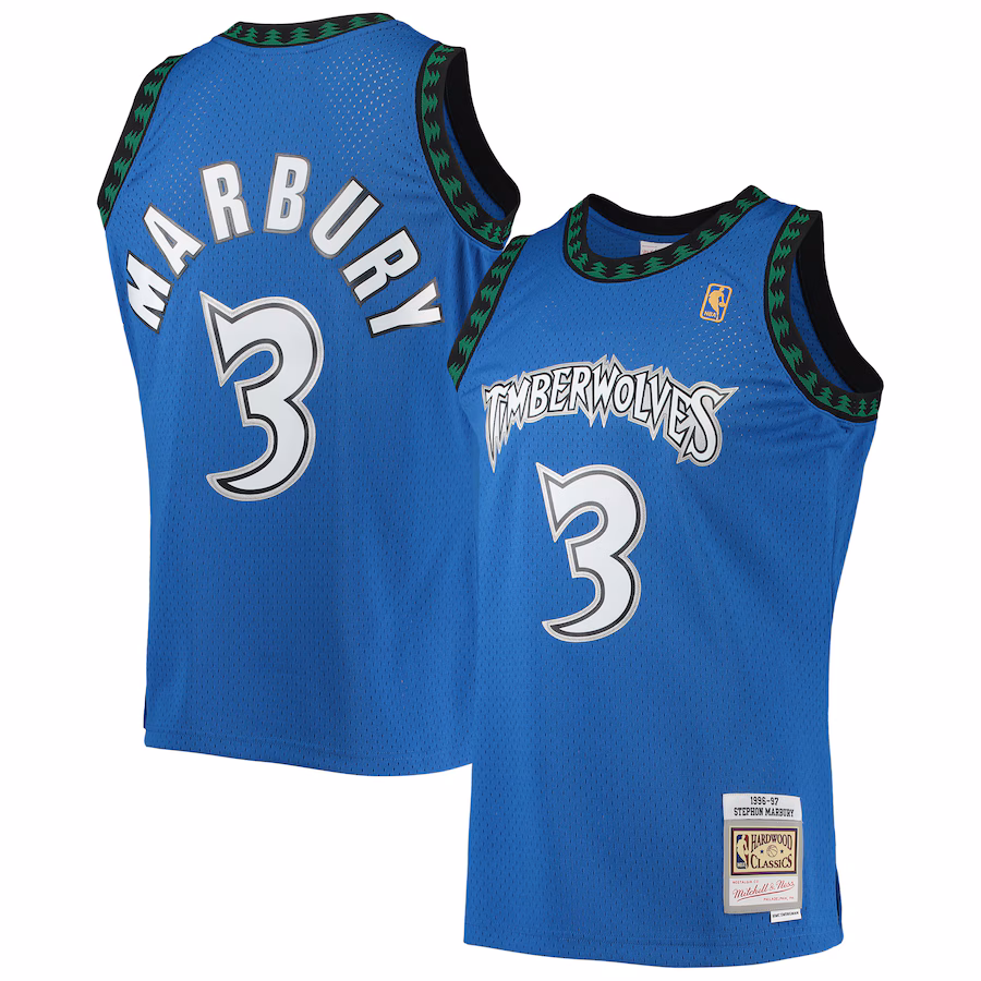 Stephon Marbury, Minnesota Timberwolves, 1996/97, Blue