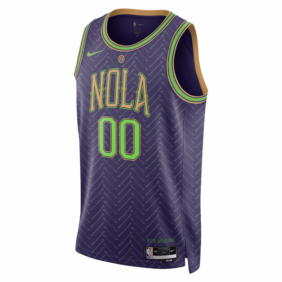 New Orleans Pelicans, Unisexo, 2024/25 Personalizado, Edición Ciudad, Púrpura
