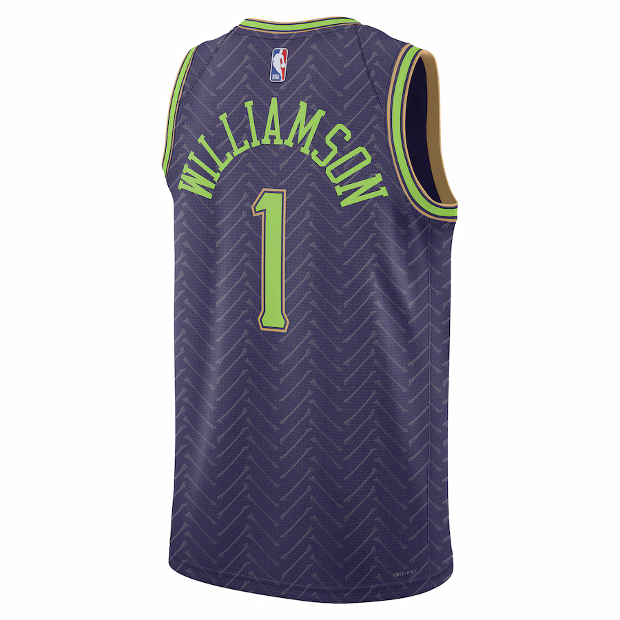 Zion Williamson, New Orleans Pelicans, Temporada 2024/25, Edición Ciudad, Púrpura
