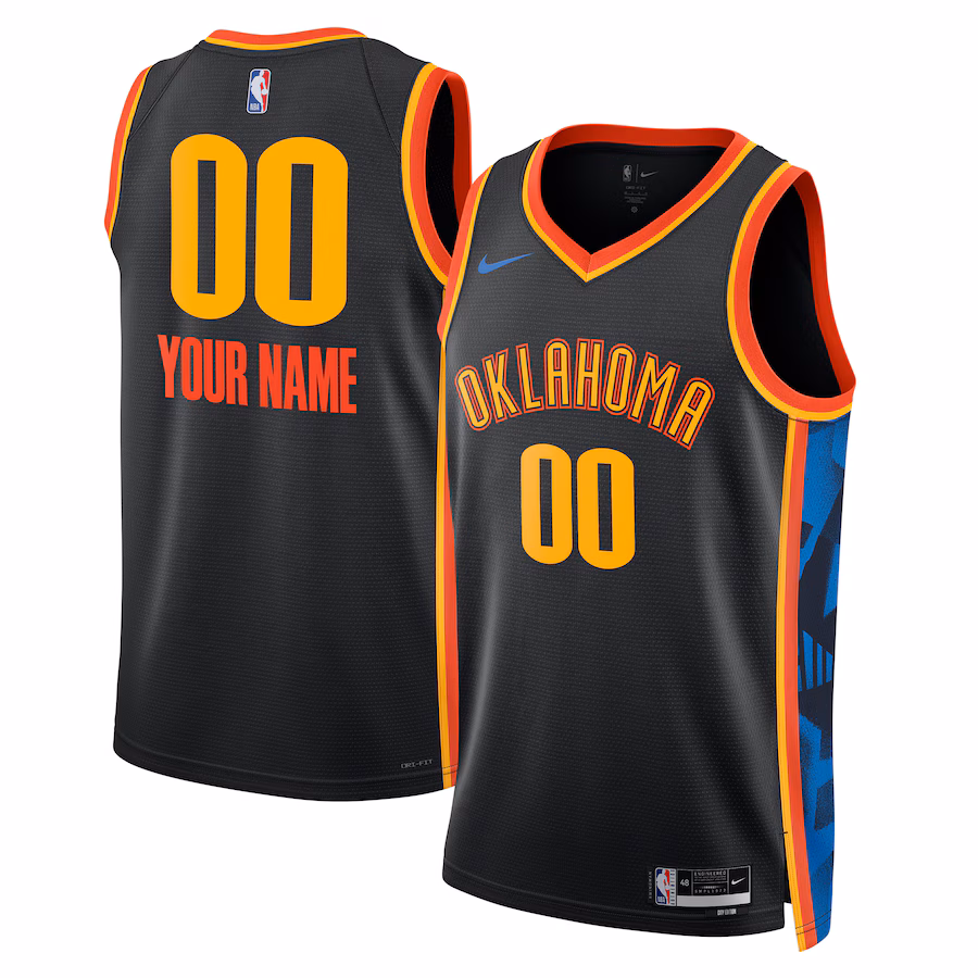 Oklahoma City Thunder 2024/25 Custom City Edition - Black