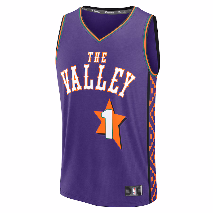 Devin Booker Phoenix Suns 2024/25 Fast Break City Edition Jersey