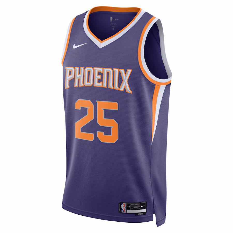 Mikal Bridges Phoenix Suns Unisex Swingman Jersey - Icon Edition - Purple
