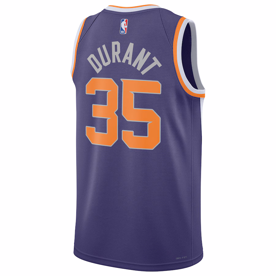 Kevin Durant Phoenix Suns Unisex Swingman-Trikot - Icon Edition - Lila