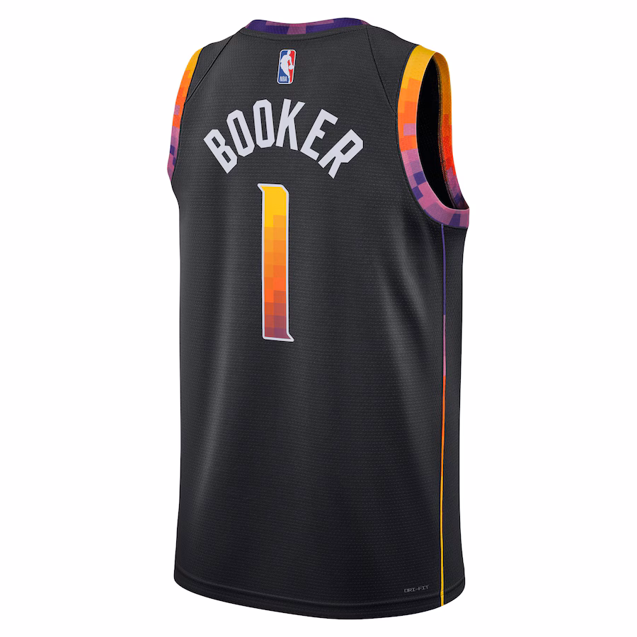 Devin Booker Phoenix Suns Jordan Brand Unisex Swingman-Trikot - Statement Edition - Schwarz