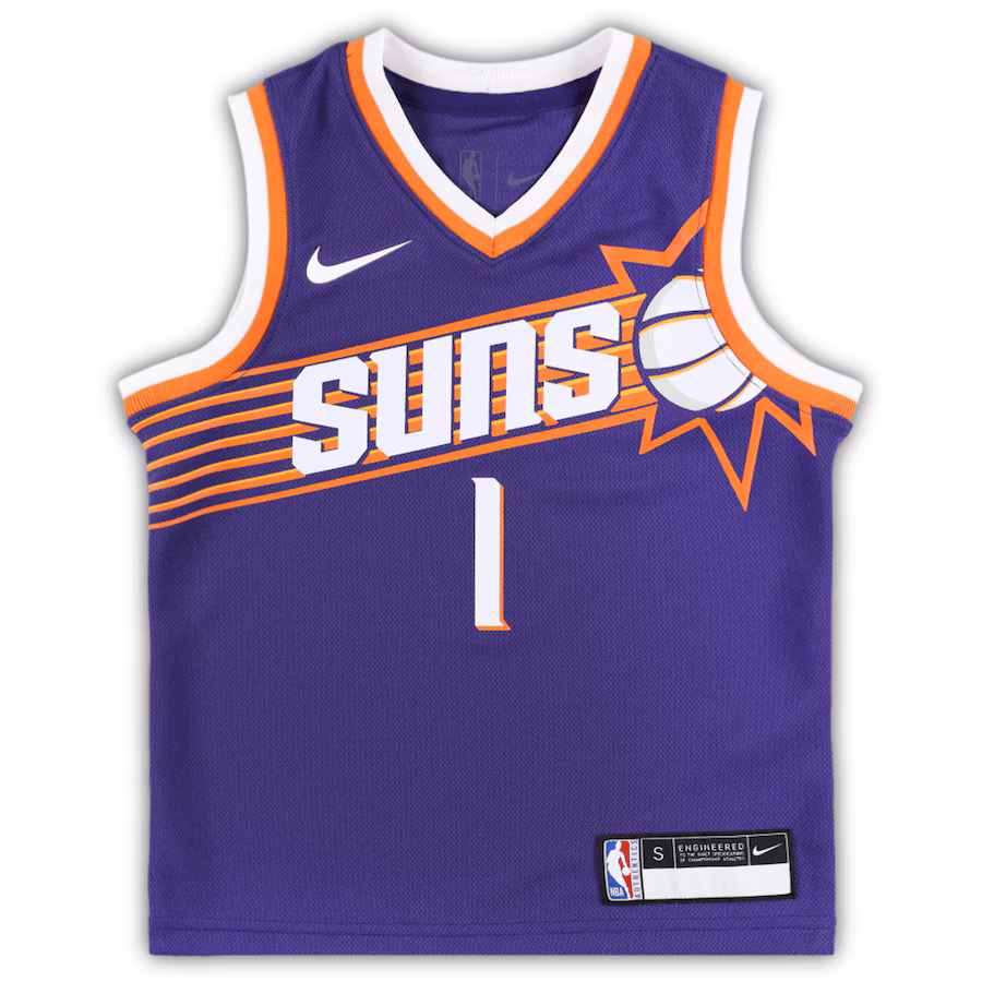 Camiseta Devin Booker Phoenix Suns Swingman para Niños (Preschool)