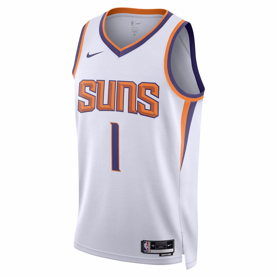 Devin Booker Phoenix Suns Unisex Swingman Jersey - Association Edition - White