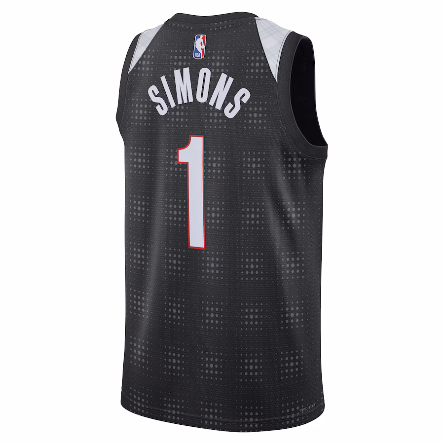 Anfernee Simons, Portland Trail Blazers, edición ciudad 2024/25, Negro