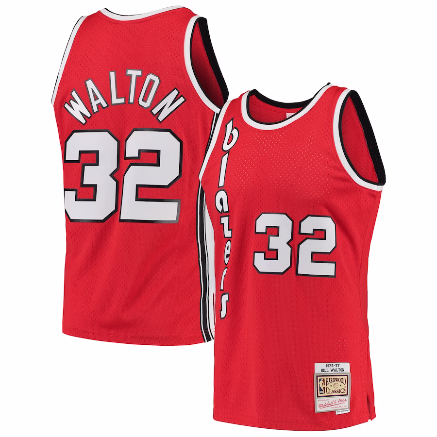 Bill Walton, Portland Trail Blazers, Klassische Ausgabe 1976/77, Rot