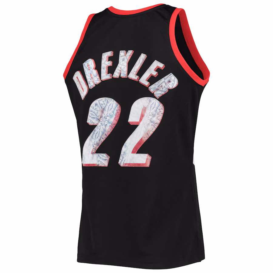 Camiseta Clyde Drexler Portland Trail Blazers 1991/92 - NBA 75th Anniversary Diamond