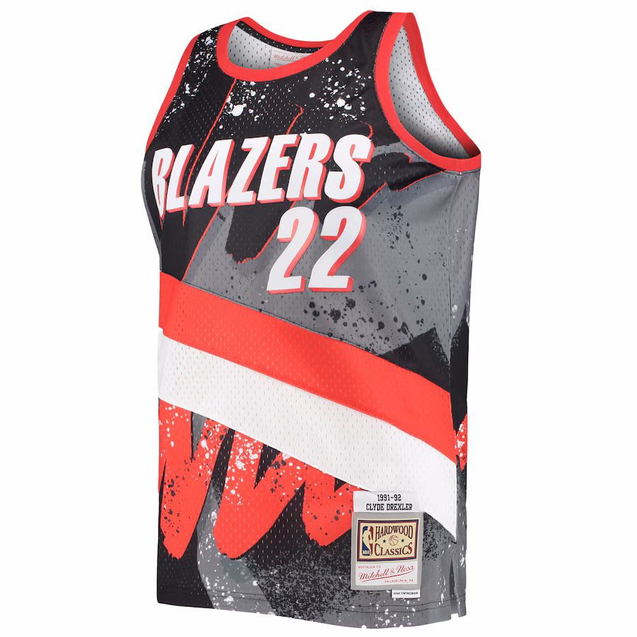 Clyde Drexler, Portland Trail Blazers, 1991/92, Nero