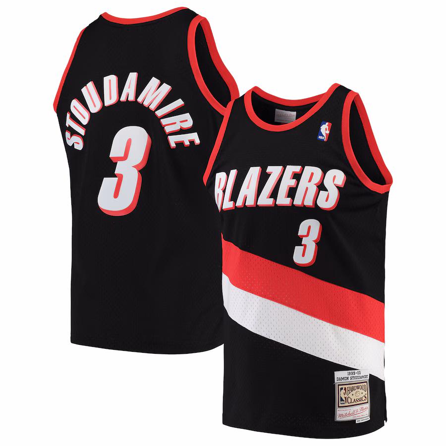 Damon Stoudamire, Portland Trail Blazers, 1999/00, Black