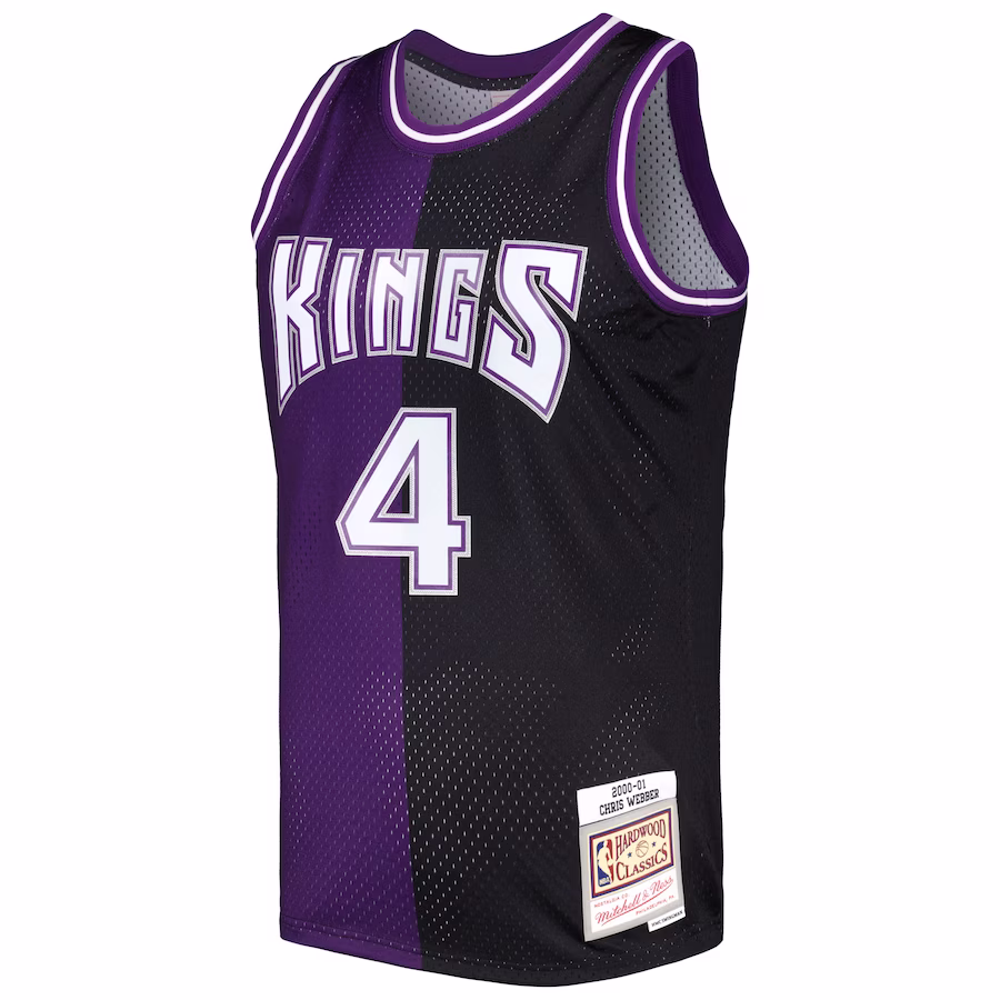 Chris Webber, Sacramento Kings, 2000/01, Purple/Black