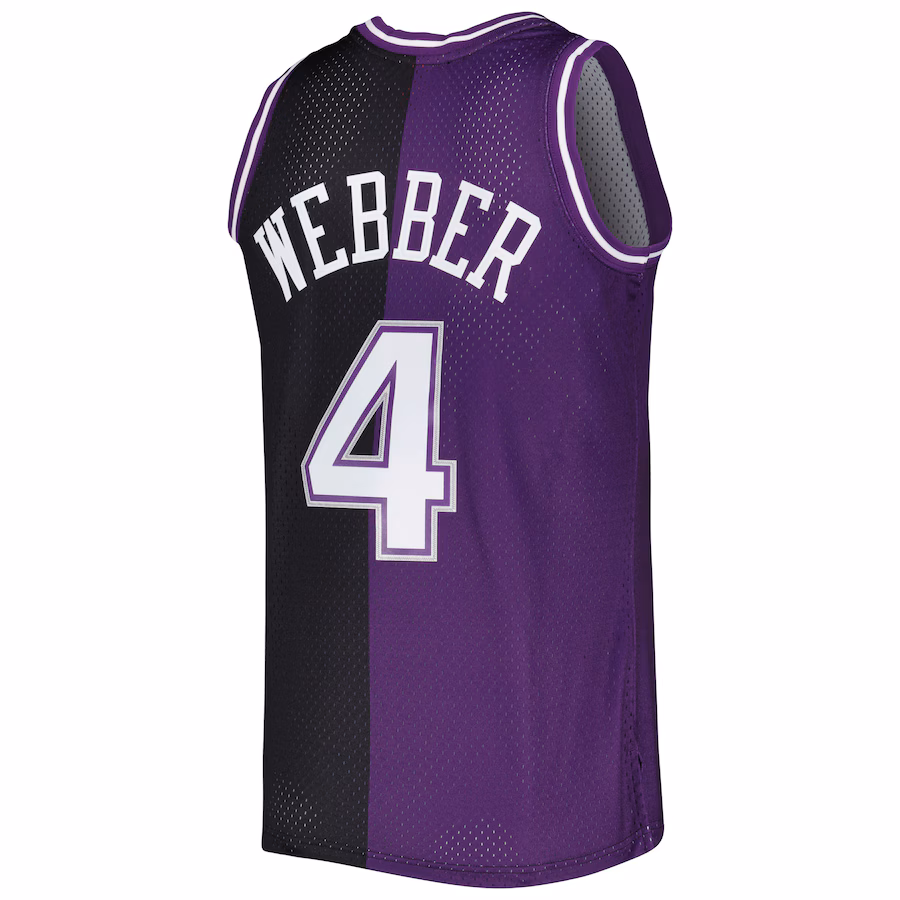 Chris Webber, Sacramento Kings, 2000/01, Purple/Black