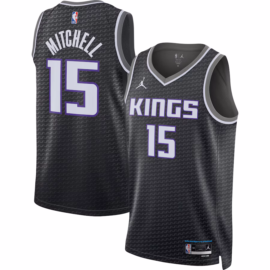 Davion Mitchell, Sacramento Kings, Statement Edition, Black
