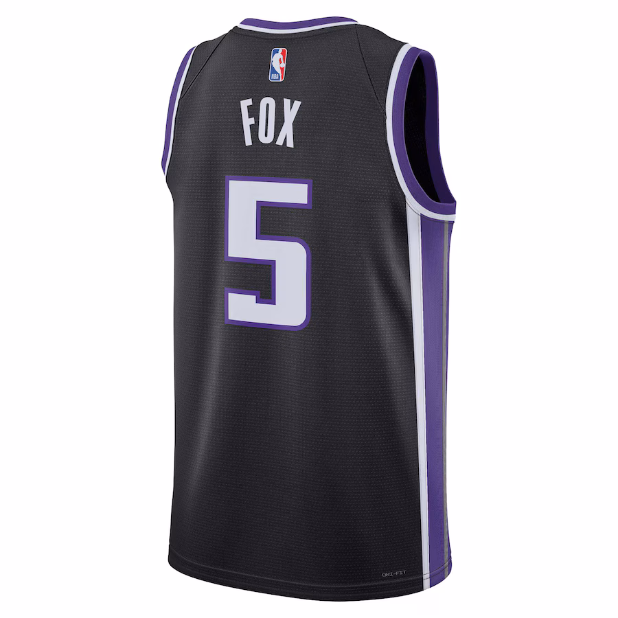 De'Aaron Fox, Sacramento Kings, Edizione Icona, Nero
