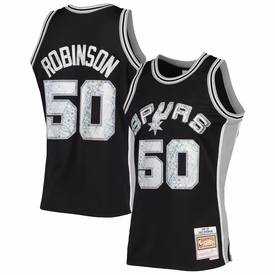 David Robinson San Antonio Spurs 1998/99 75th Anniversary Diamond Trikot