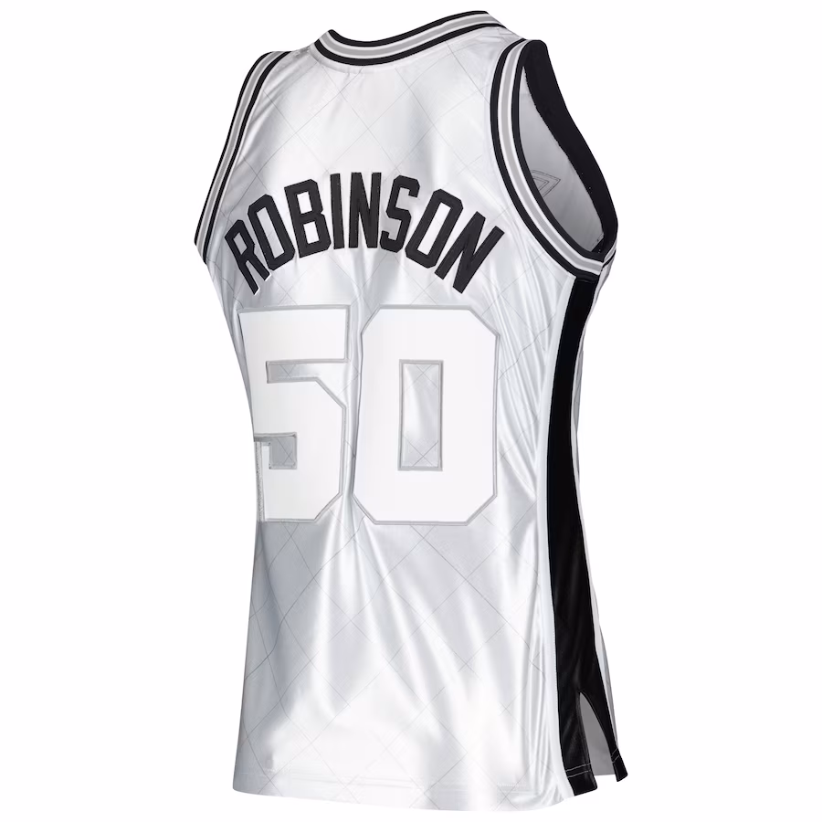 David Robinson San Antonio Spurs 1998/99 75th Anniversary Platinum Jersey