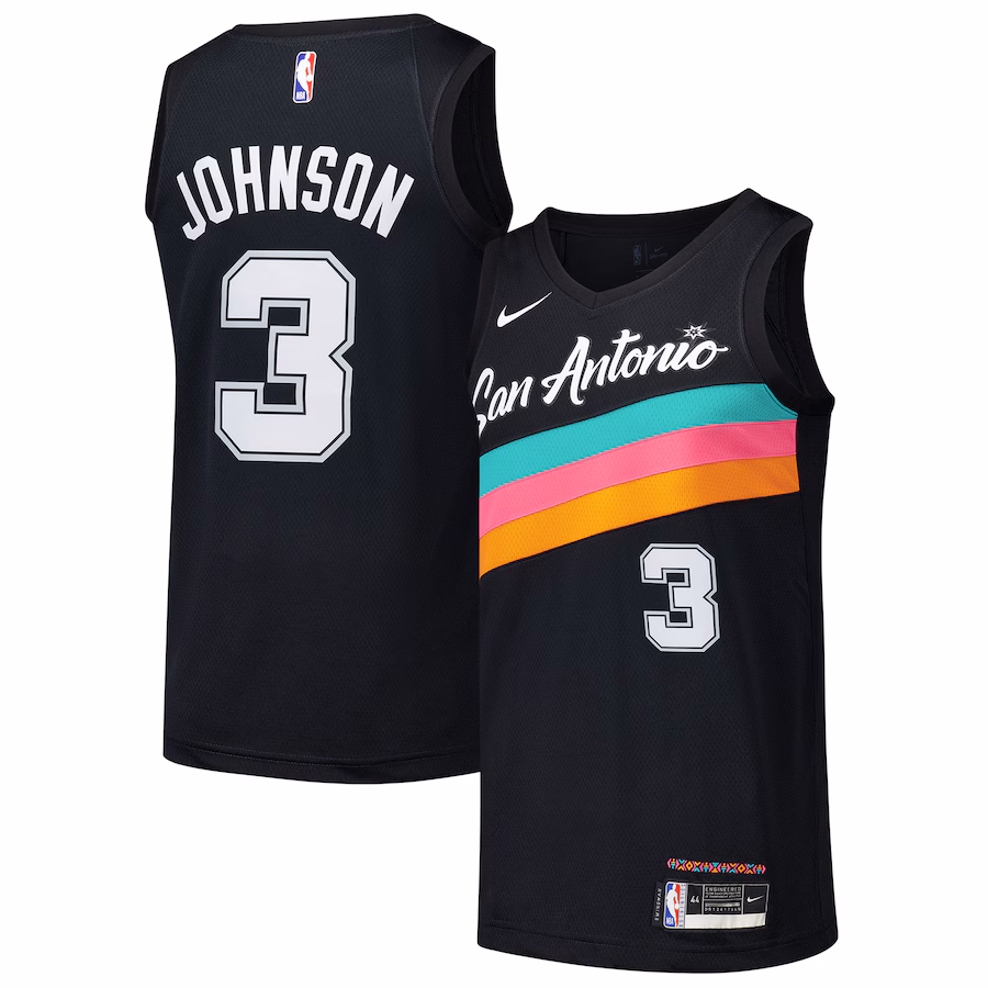 Keldon Johnson San Antonio Spurs City Edition Trikot