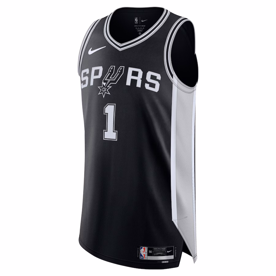 Victor Wembanyama, San Antonio Spurs, Edizione Icon, Nero