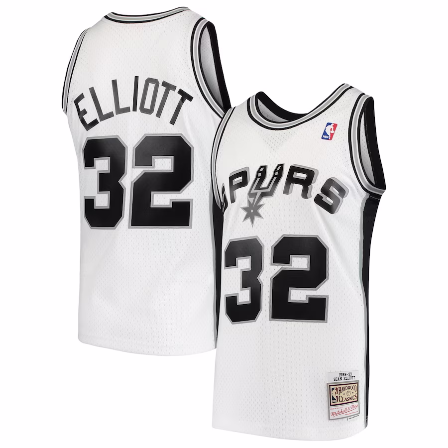 Sean Elliott, San Antonio Spurs, 1998/99 Classic Edition, Weiß