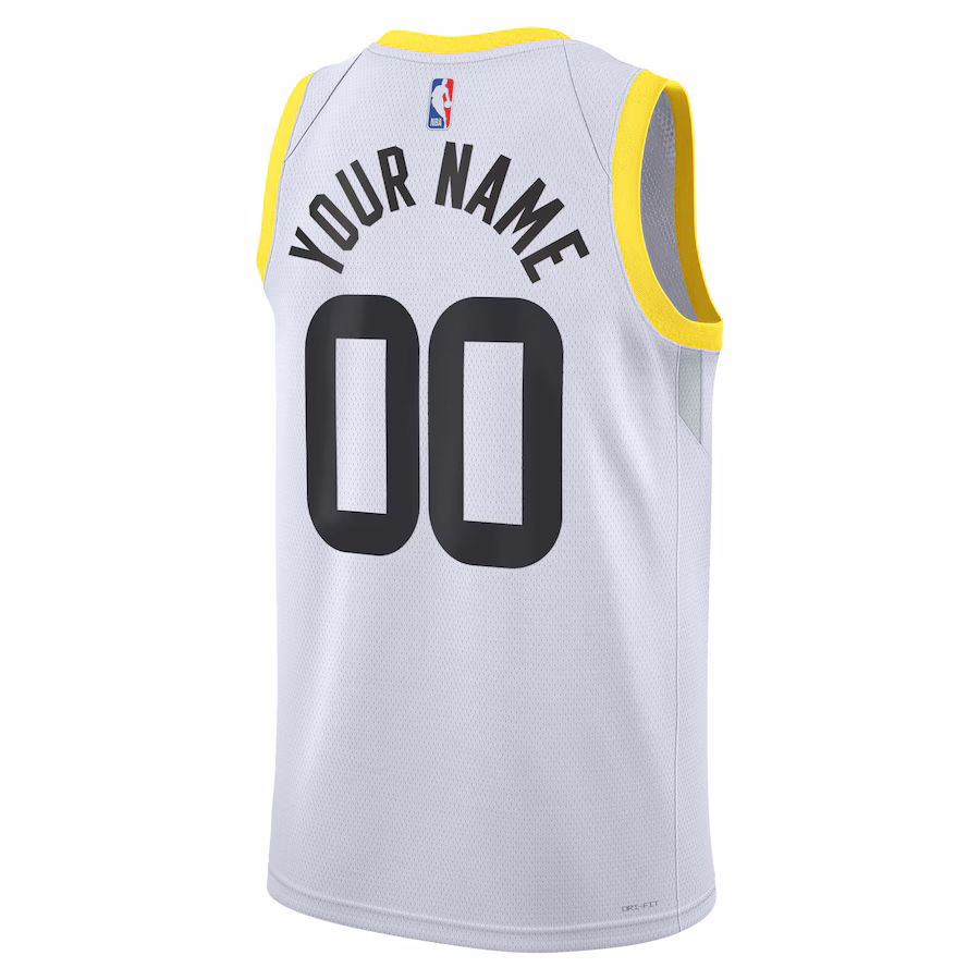 Maillot personnalisé de l'Utah Jazz, Édition Association, Blanc
