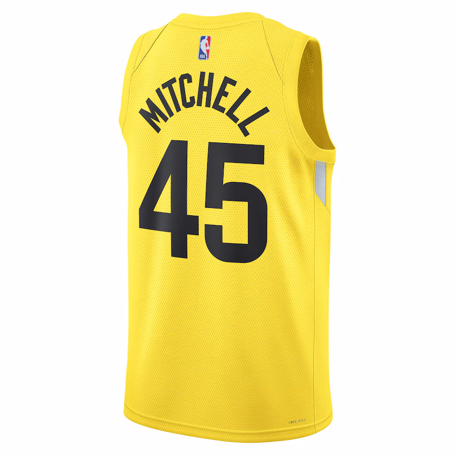 Donovan Mitchell, Utah Jazz, Edizione Icon, Giallo