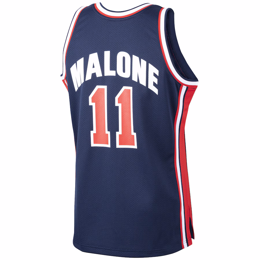Karl Malone, USA Basketball Team, 1992 Dream Team, Navy Blue