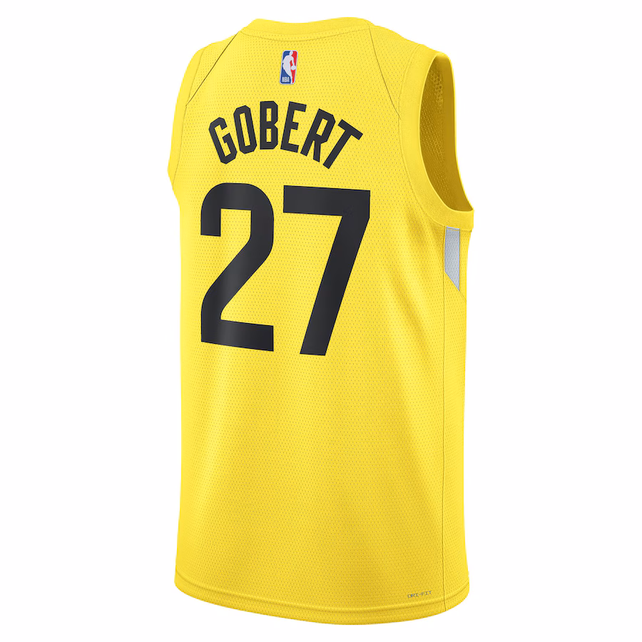 Rudy Gobert, Utah Jazz, Icon Edition, Yellow